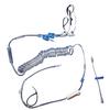 Large Bore IV Administration Set with Coiled Tubing